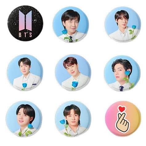 BTS Badges Bangtan Boys Army Pin Button Badge Girls Men & Women Kpop ...
