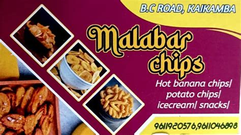 Menu at MALABAR CHIPS, Bantwal