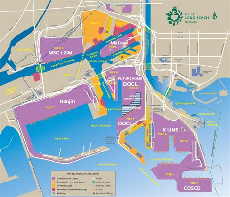 Port of Long Beach map - Ontheworldmap.com