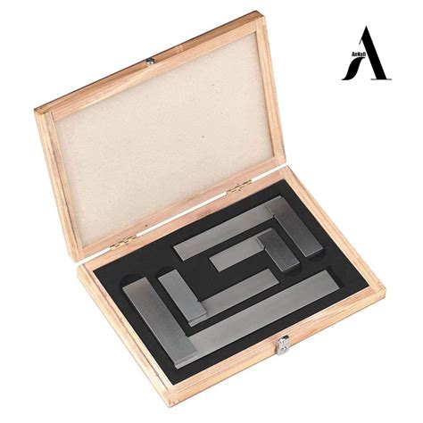 Buy AnNafi® Machinist Square Set, 4-Piece | Precision Square Solid ...