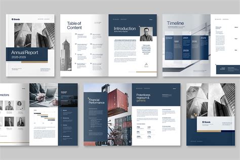Annual Report Brochure Template - BrandPacks