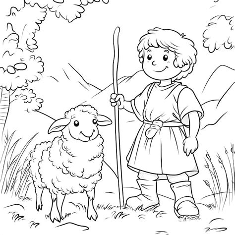 Shepherd clipart black white Images - Free Download on Freepik