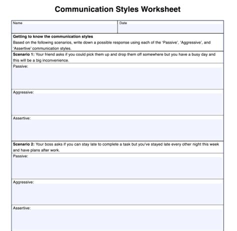 Communication Styles Worksheet.pdf 的图像结果
