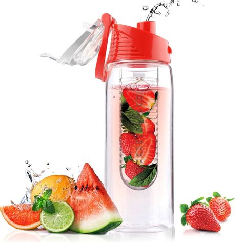 asobu Flavor It Infuser Tritan Water Bottle Pure Fruit Flavour 2 Go Bpa ...