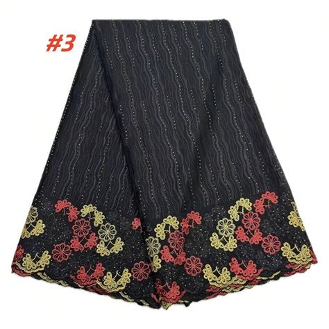 Nigerian Dry Cotton Swiss Voile Lace Fabrics 2025 High Quality African ...