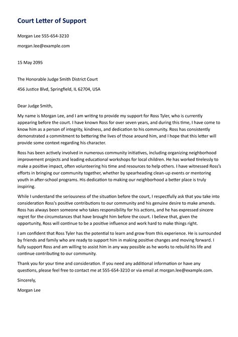 Sample Letter of Support for Grant - Google Docs | Word - Highfile