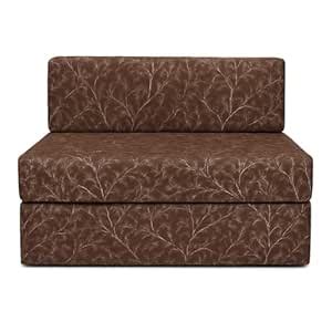 Foldable Sofa Cum Bed (72×60 Inch) – Coffee Color Folding Sofa Bed ...