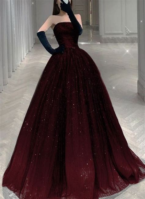 Elegant Red And Black Dresses