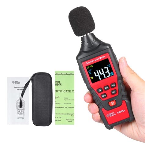Buy Digital Sound Level Meter, Kecheer Digital Decibel Meter LCD Color ...