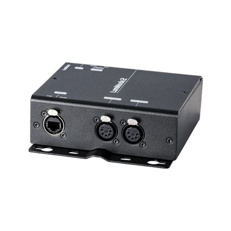 Luminex LumiNode Ethernet to DMX converters. LumiNode 1, 2, 4 & 12