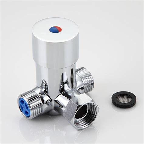 1/2 Hot & Cold Water Inlet Valve for Mixing Faucet Tap Handheld Sprayer ...