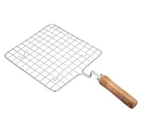 Buy GREECHO Roaster Wooden Handle Jali Papad Wire Barbeque Chapati ...