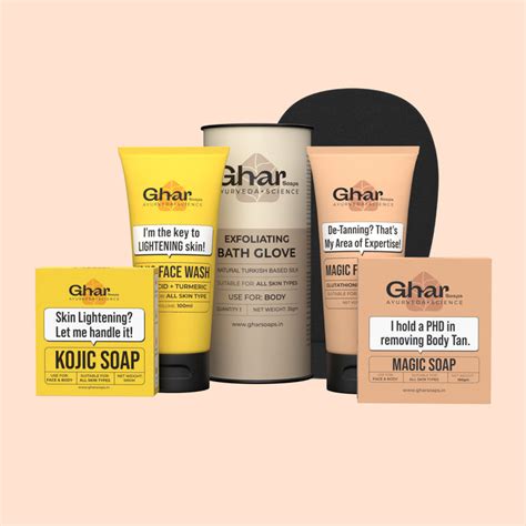 Magic Soap and Face Wash Combo To Reduce Tan – GHAR SOAPS