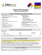 msds calcium chloride - 0 2 2 He a lt h 2 Fire 0 Re a c t iv it y 1 P e ...