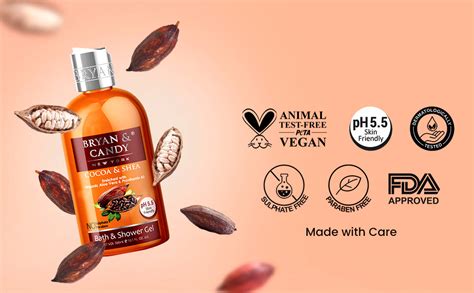 Bryan & Candy Shower Gel with Aloe Vera. Gentle, Moisturizing Body Wash ...