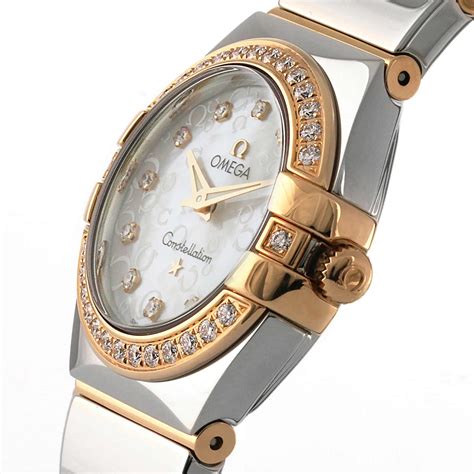 Omega Constellation Ladies 18ct Rose Gold Ladies Watch O12325246055005 ...