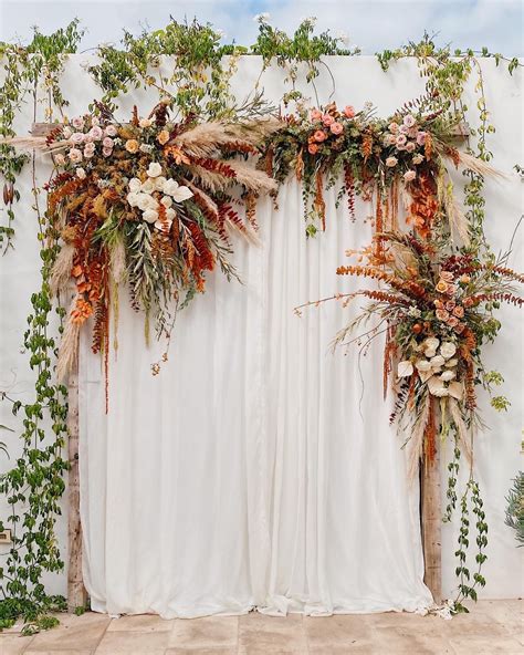 fall wedding background