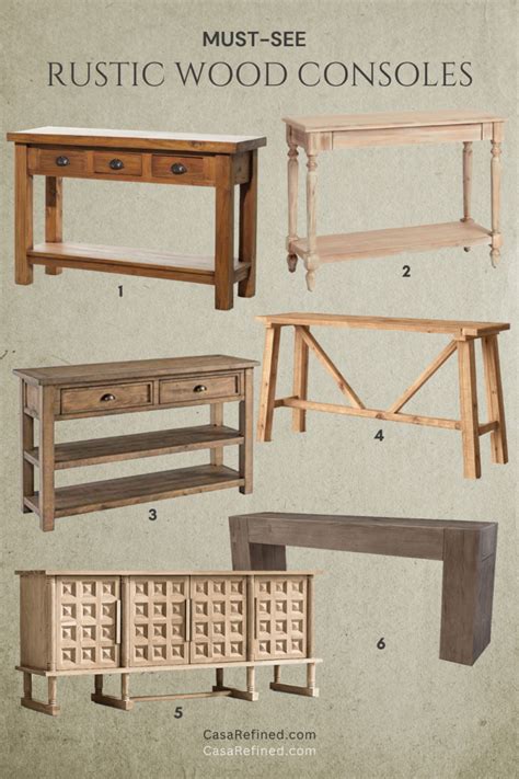 Image result for DIY Build a Rustic Narrow Console Table