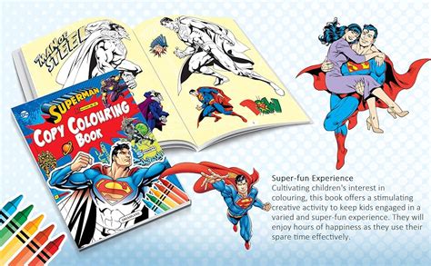 Buy Superman Copy Colouring Book | Fun & Creative Activity Book for ...