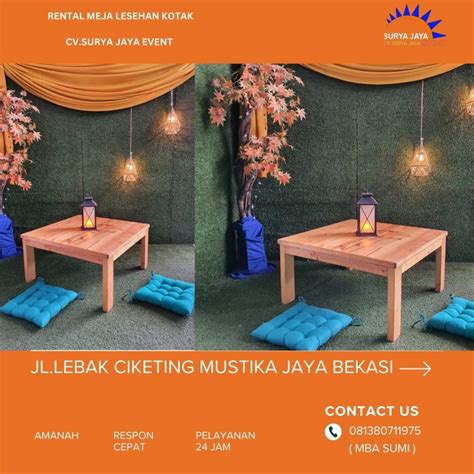 Sewa Meja Lesehan Di Jakarta Harga Terbaru 2024