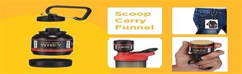 DOVEAZ® Protein Funnel Mini Smart Portable Protein Powder Bottle ...