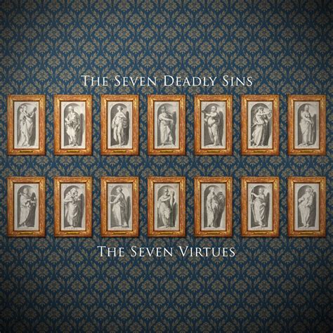 Seven deadly sins virtues 3D model - TurboSquid 1654978