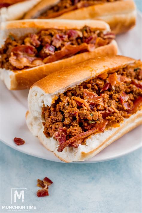 Cheesy Ground Beef Sandwich (Easy Lunch Recipe) - Munchkin Time