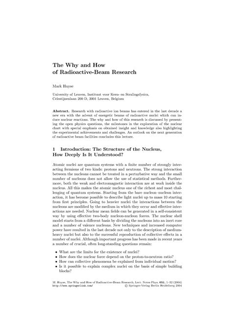 LNP651 contrib 1 - Lec Notes - The Why and How of Radioactive-Beam ...