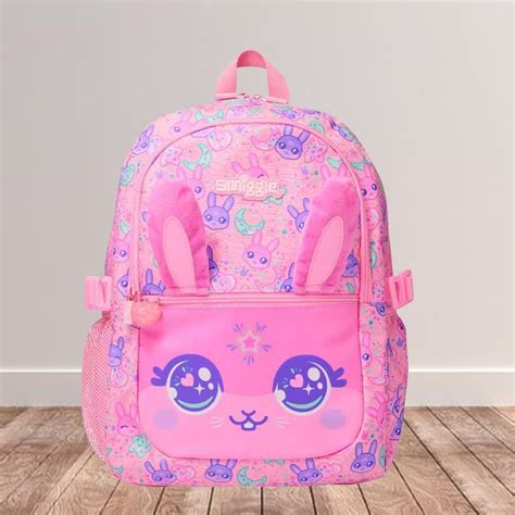Smiggle - 16 inch Premium pink 3D bunny Backpack – Kidspark