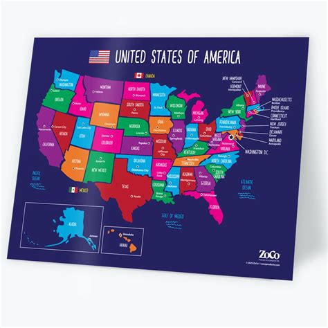 Us Maps With States And Capitals