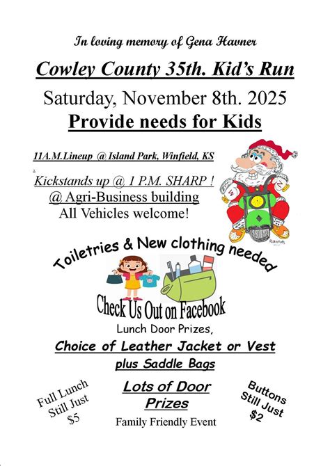 Cowley County Kids Run, Island park in Winfield, Kansas, 8 November ...