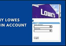 Image result for My Lowe's Account Log In