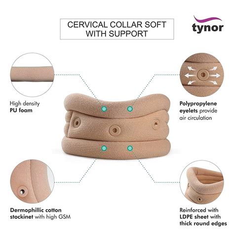 Tynor Cervical Collar Soft With Support (B-02)