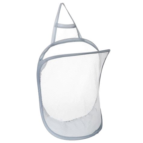 Amazon.com: Mesh Hanging Laundry Hamper Space-Saving Laundry Bag Small ...