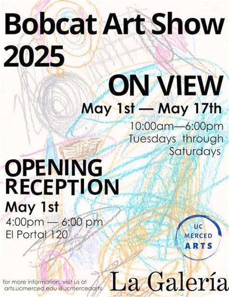 2025 Bobcat Art Show: Opening Reception, UC Merced, 1 May 2025 | AllEvents