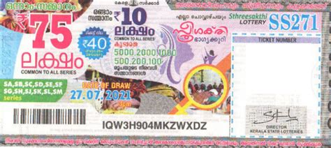 Live Kerala Lottery Results: Sthree Sakthi (SS271) lottery result 27/07 ...