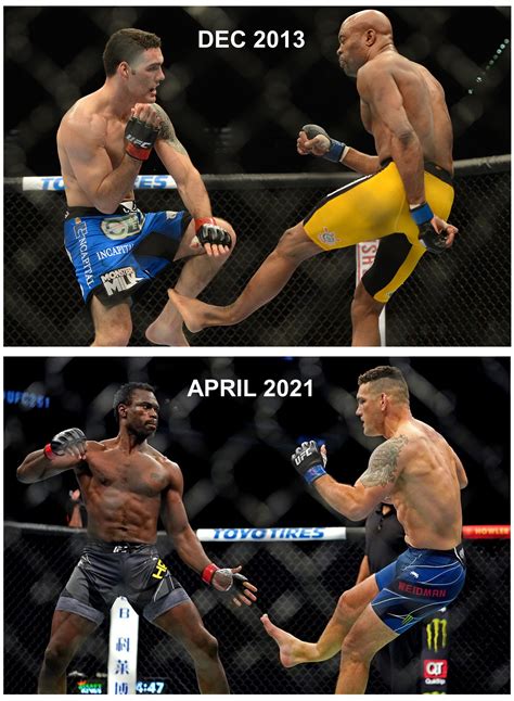 In December 2013, at UFC 168, Anderson Silva broke both bones in his ...