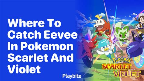 Where to Catch Eevee in Pokemon Scarlet and Violet - Playbite
