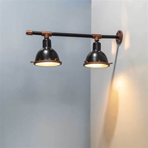 TPF103 Mechanist Wall Mounted Bar & Cafe Light – The Black Steel