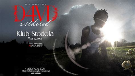 d4vd - Withered World Tour 2025 - Official Event - 04.11.2025, Klub ...