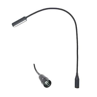 JXRYWF 22 Inch XLR 4 Pin LED Light Studio Lamp XLR gooseneck lamp for ...