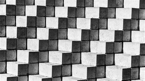 Download wallpaper 2560x1440 bricks, blocks, edges, shadows, black and ...