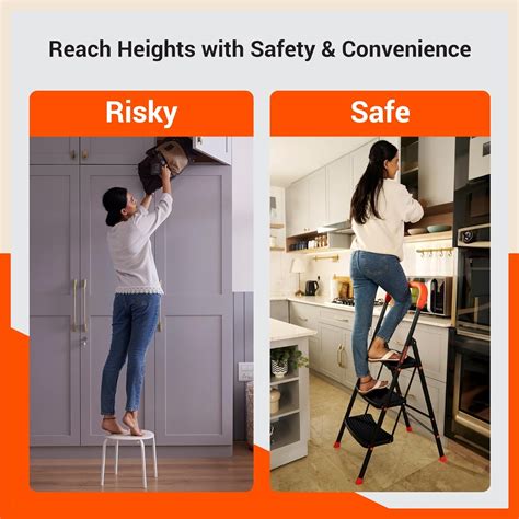 6 Step Heavy Duty Steel Ladder for Home – Bathla Home