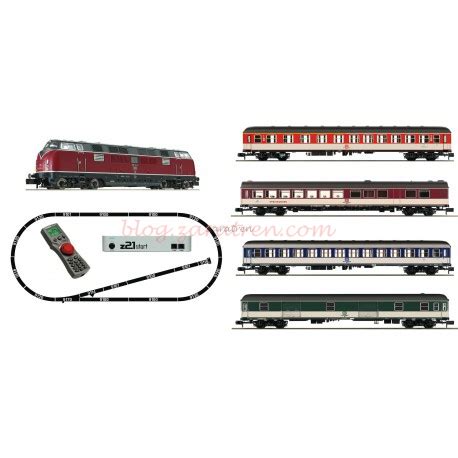 Fleischmann - Set de iniciación digital con locomotora Diésel clase 221 ...