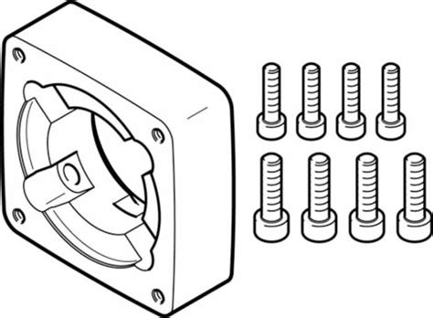 EAMF-A-38A-60P Festo | Festo EAMF-A Series Flange for Use with Motor ...