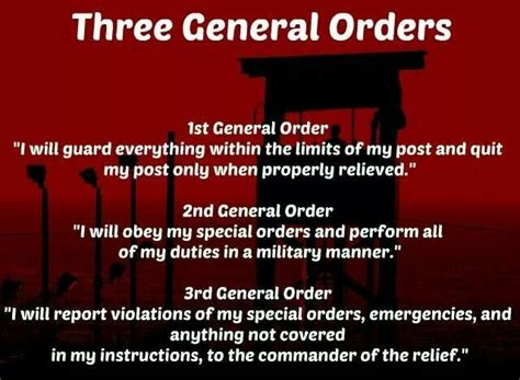 10 general orders - silentvar