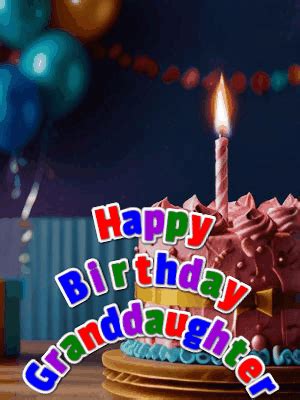 Happy Birthday Granddaughter GIF 88