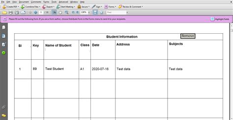 Import Data to PDF Form 的图像结果