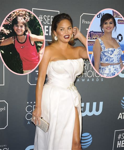 Young Chrissy Teigen Was A Dead Ringer For Selena Gomez! Look! - Perez ...