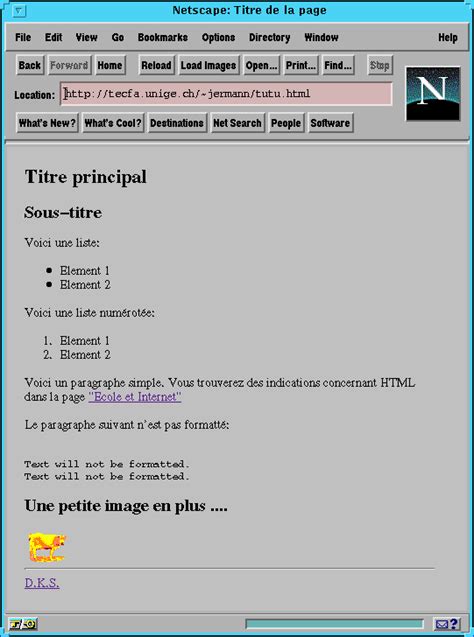 +Programme HTML Exemple 的图像结果